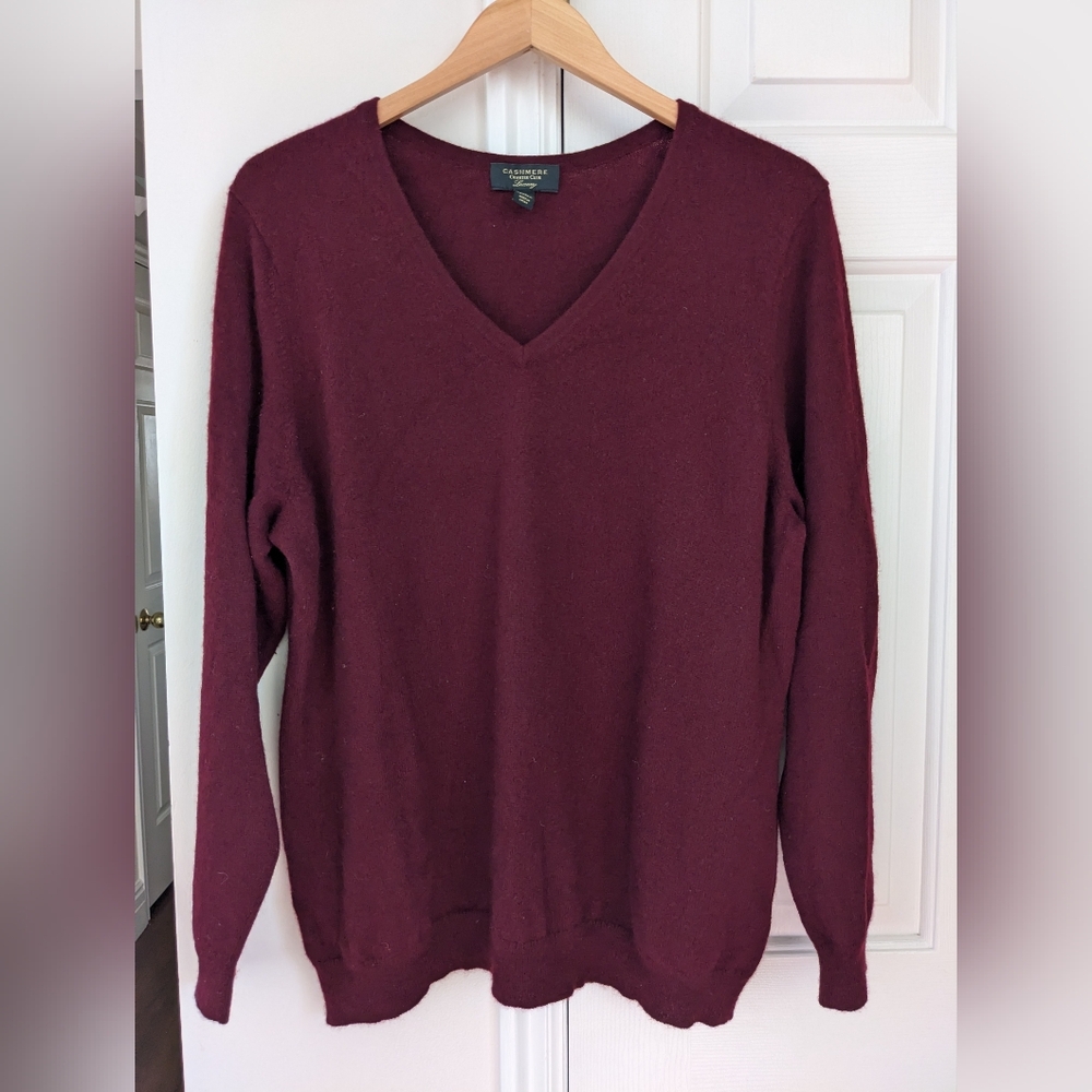 Chapter Club cashmere v-neck sweater